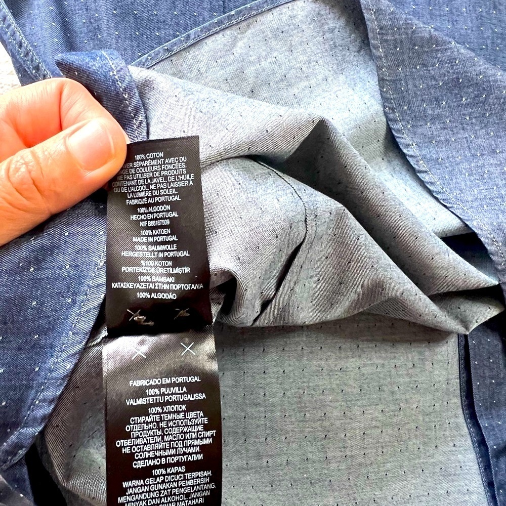 Ted Baker Blue Casual Button Down Shirt💎💎 - Picture 6 of 9